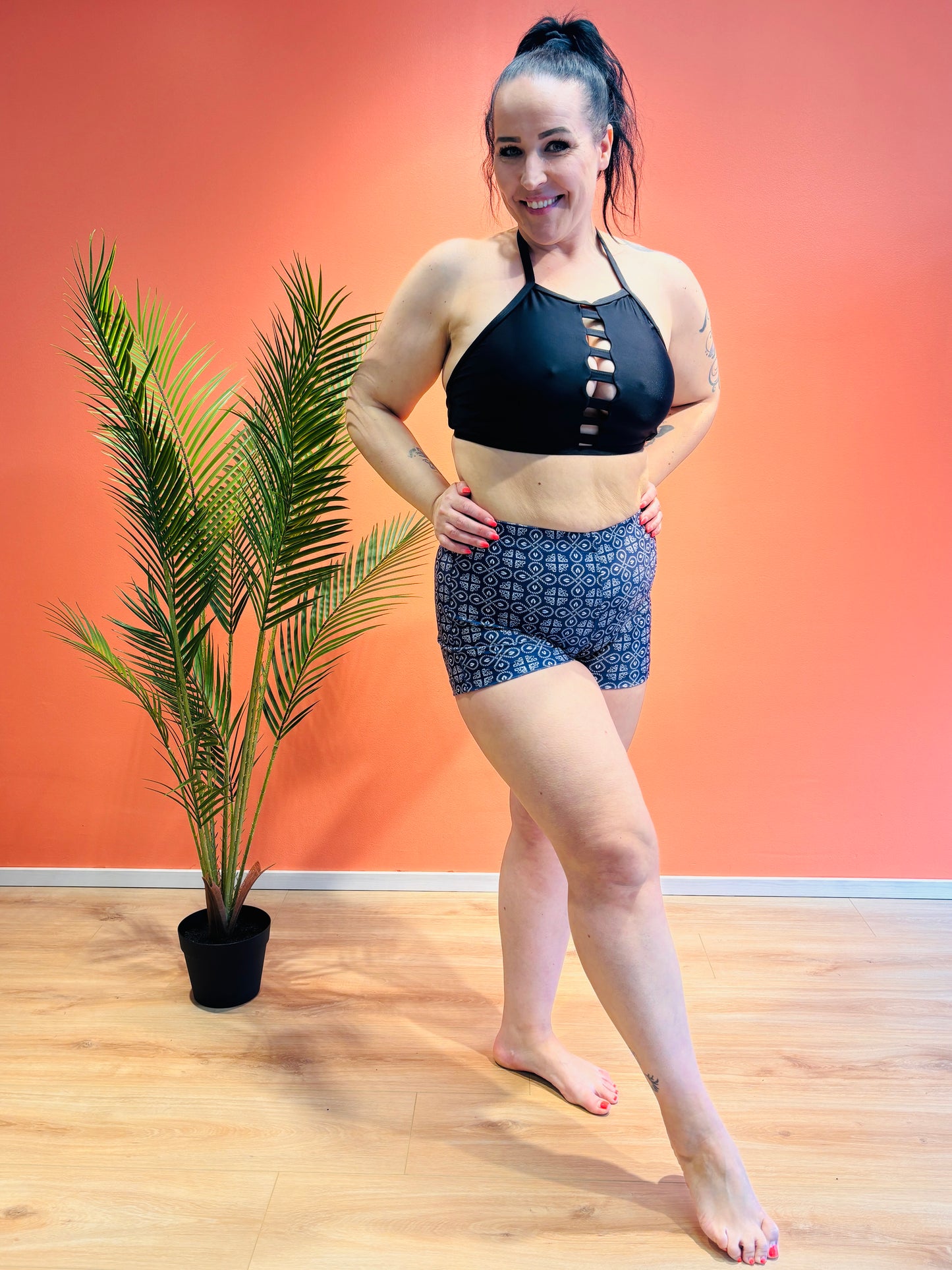 Tyylikäs BomBom uimapuku plus size naisille kesään