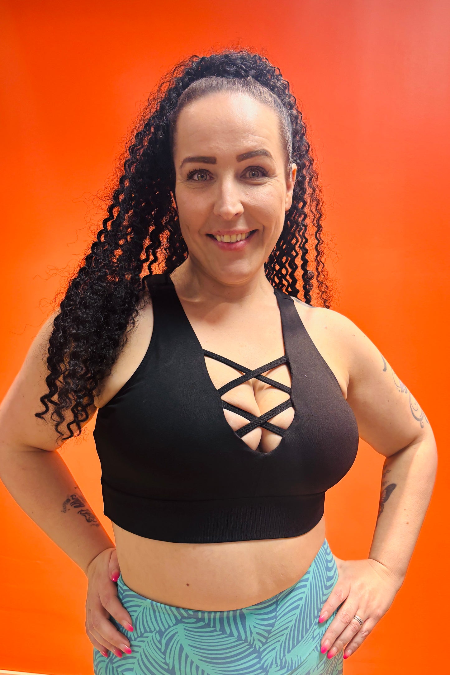 Plus size urheilutoppi BomBomilta salille