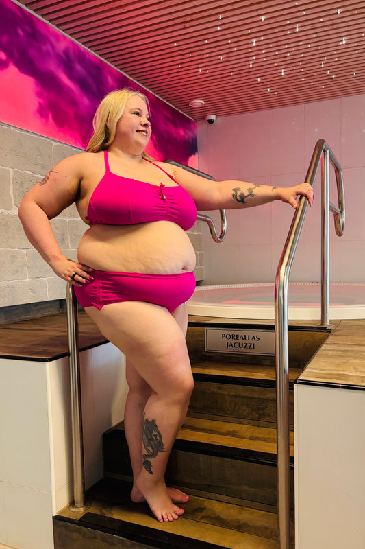 Phuket säädettävä bikinisetti - pinkki