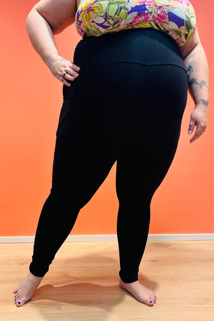 SUPLEX® Original taskulliset extra korkeavyötäröiset leggingsit - musta