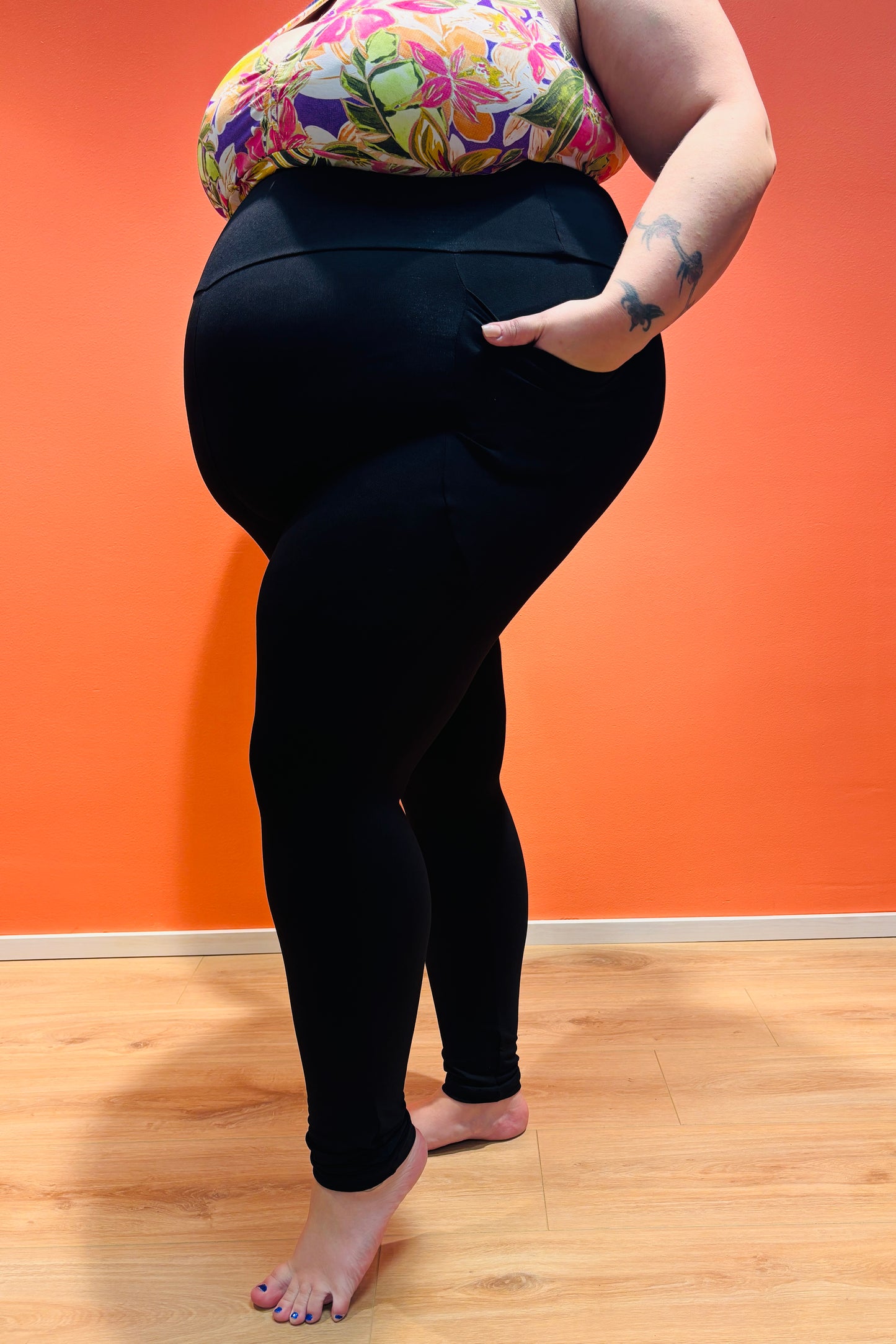 SUPLEX® Original taskulliset extra korkeavyötäröiset leggingsit - musta