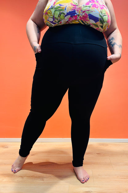 SUPLEX® Original taskulliset extra korkeavyötäröiset leggingsit - musta