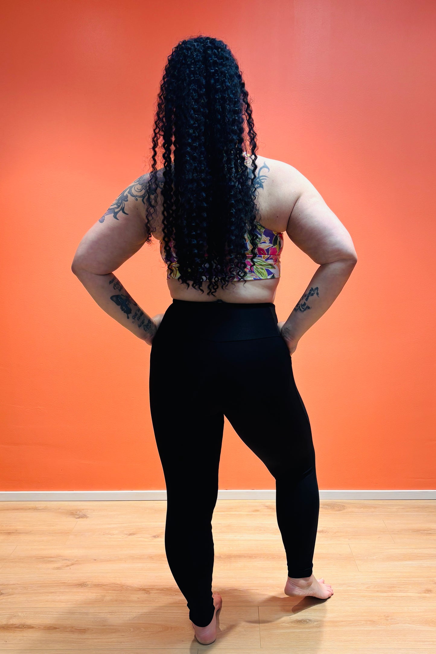 SUPLEX® Original korkeavyötäröiset taskulliset leggingsit - musta (uusi kangas)