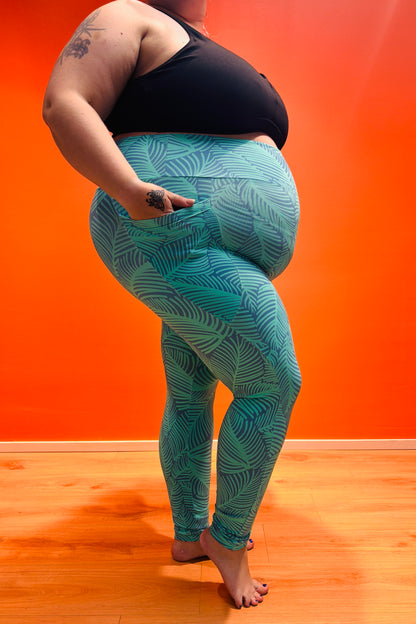 Green Leaf SUPLEX® Flow taskulliset korkeavyötäröiset leggingsit