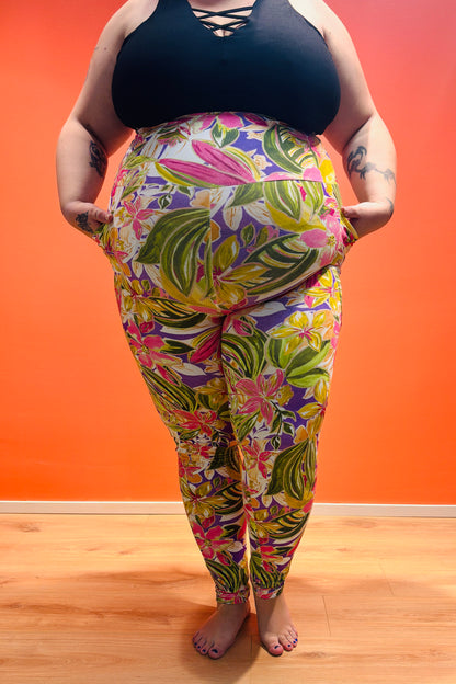 Flower SUPLEX® Flow taskulliset extrakorkeavyötäröiset leggingsit