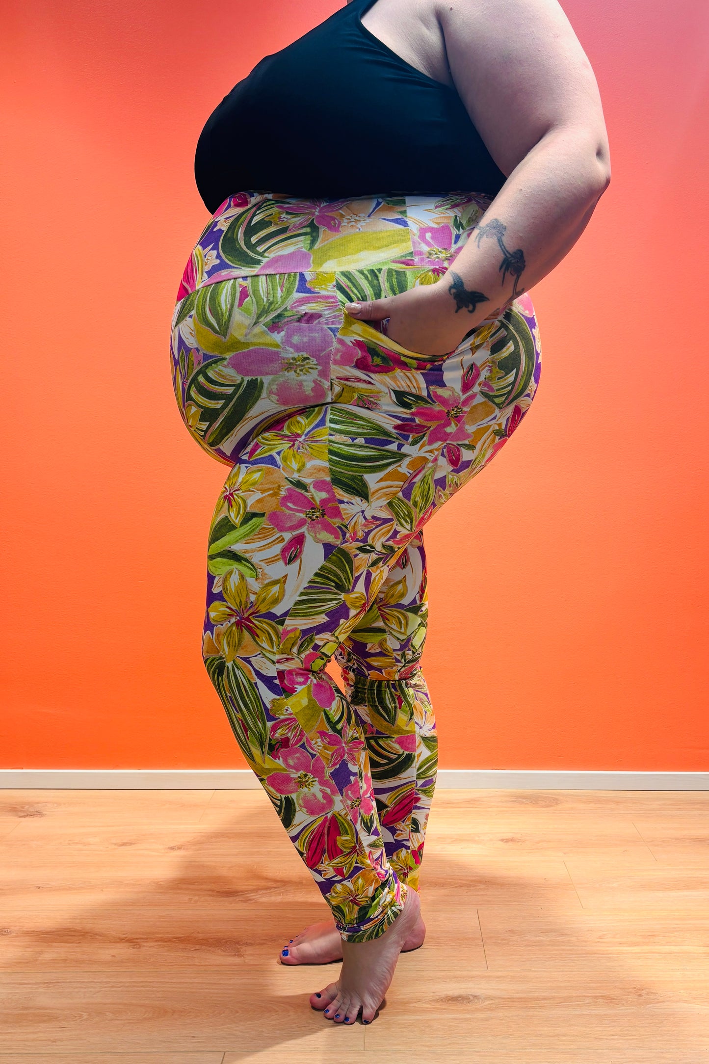 Flower SUPLEX® Flow taskulliset extrakorkeavyötäröiset leggingsit