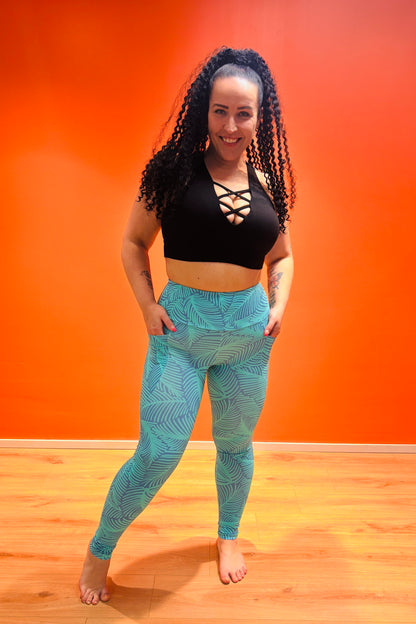 Green Leaf SUPLEX® Flow taskulliset korkeavyötäröiset leggingsit