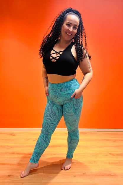 Green Leaf SUPLEX® Flow taskulliset korkeavyötäröiset leggingsit