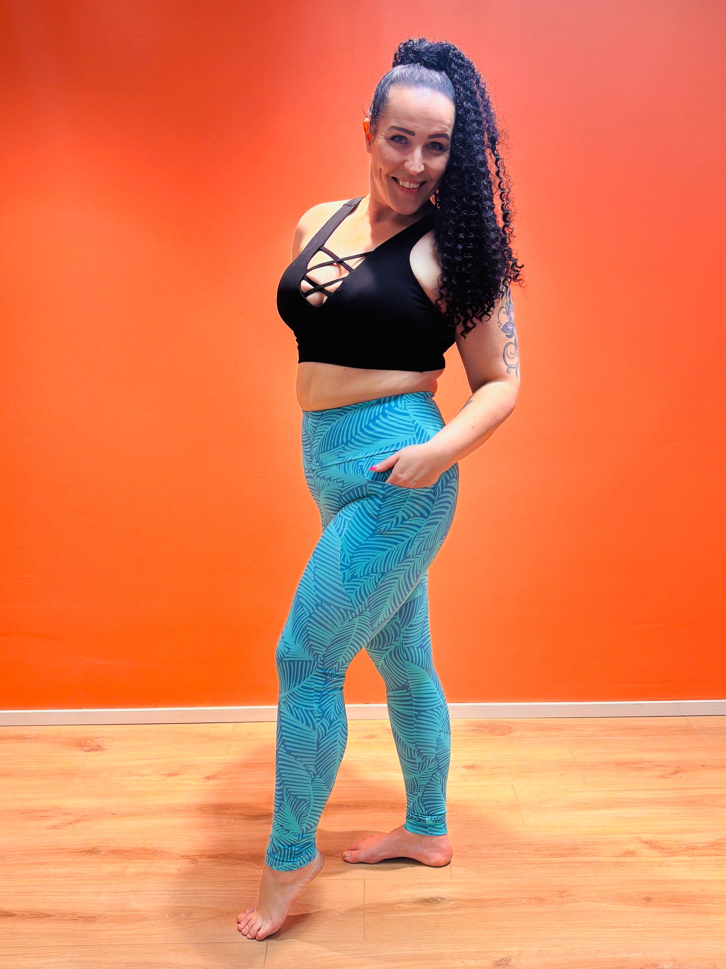 Green Leaf SUPLEX® Flow taskulliset korkeavyötäröiset leggingsit