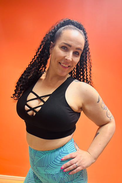 Treenitoppi Lara SUPLEX® Original - musta (uusi kangas ja parannettu malli)