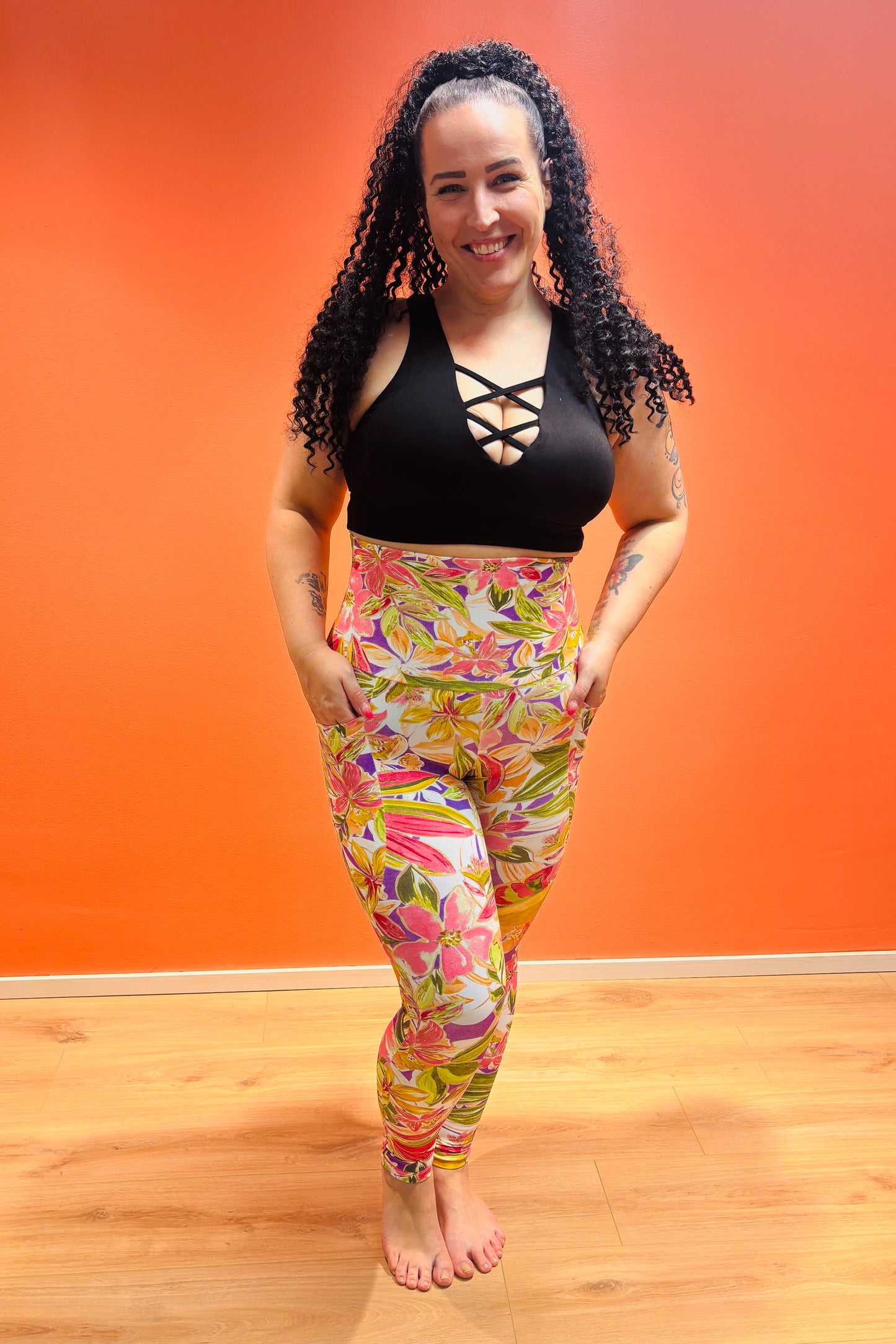 Flower SUPLEX® Flow taskulliset extrakorkeavyötäröiset leggingsit