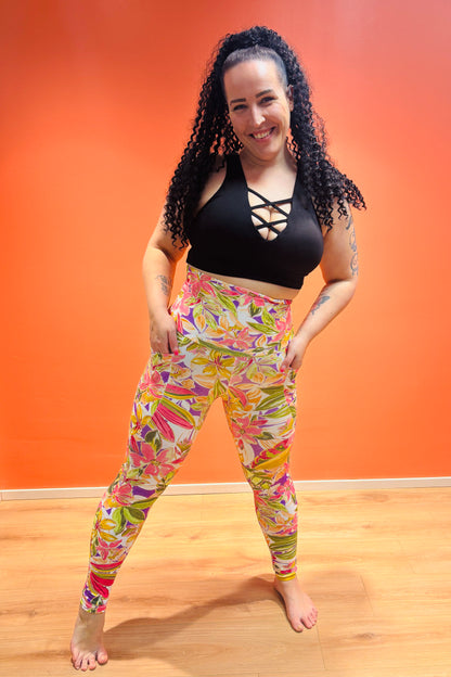 Flower SUPLEX® Flow taskulliset extrakorkeavyötäröiset leggingsit