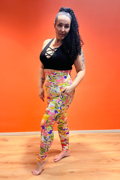 Flower SUPLEX® Flow taskulliset extrakorkeavyötäröiset leggingsit