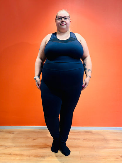 SUPLEX® Flow korkeavyötäröiset Mesh leggingsit - grafiitin musta