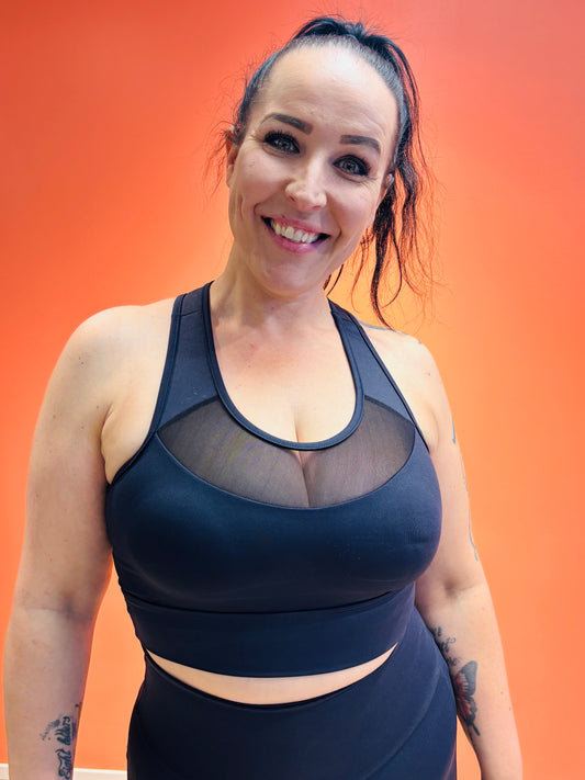 Treenitoppi Mesh SUPLEX® Flow - grafiitin musta