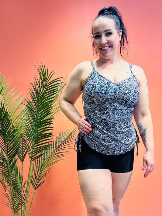 Crete shorts bikinialaosa - musta