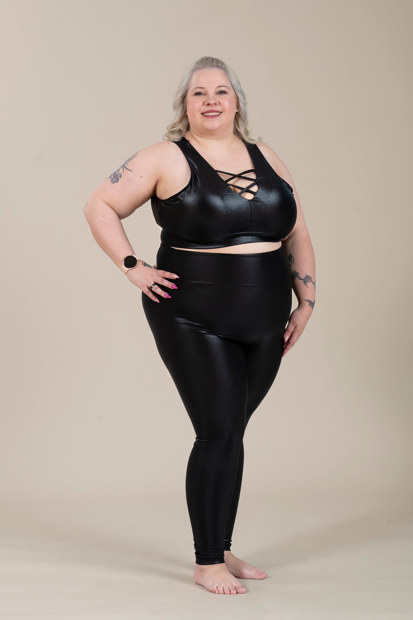 Wetlook leggingsit