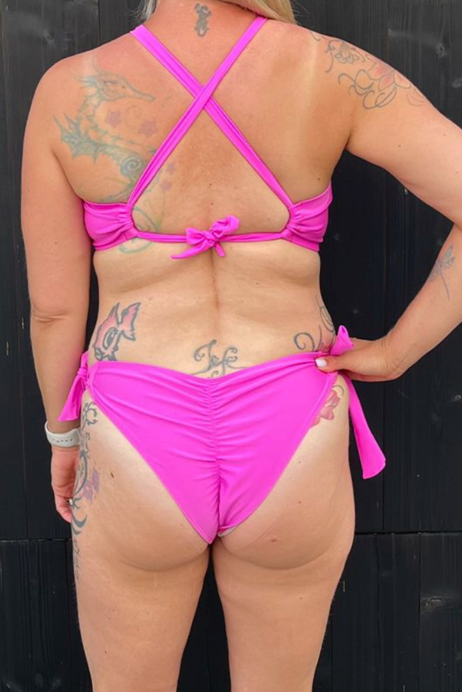 Bikinihousu Malibu brazilian scrunch, Pink
