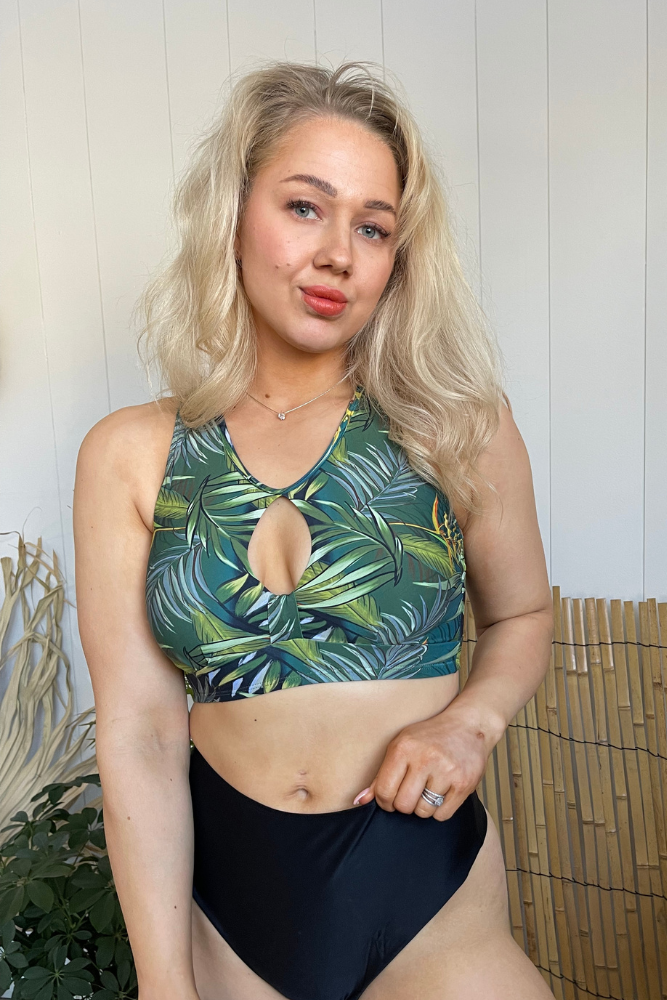 Bikinitoppi Doha, Jungle green - SUOSIKKI