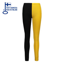 Lataa kuva Galleria-katseluun, HuiGee Basic Jazz leggings keltainen/musta

